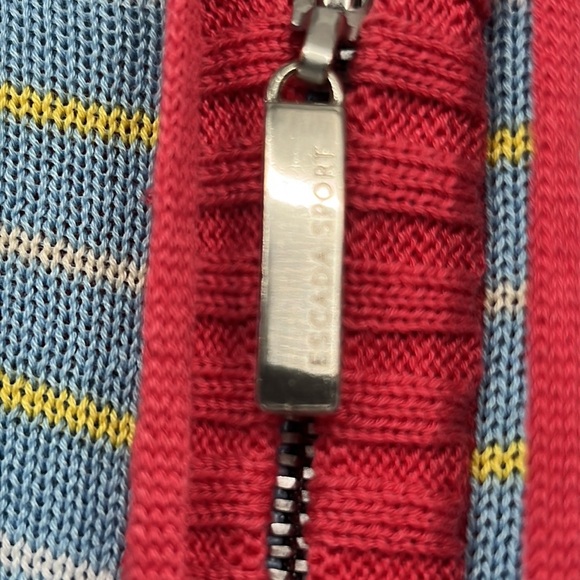 ✨VTG✨Escada Sport Zip Cardigan, Size L - Picture 6 of 9